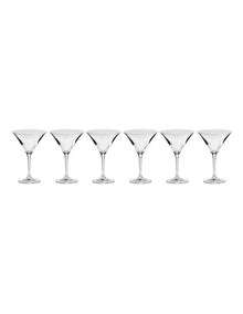 Avant-Garde Martini 240ml Set of 6 Gift Boxed in Clear