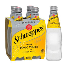 SCHWEPPES MIXERS 4X300ML:TONIC NO SUGAR:.:1.2 LITRE