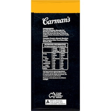 Carman's Nut Bars Almond, Hazelnut & Vanilla 10 pack