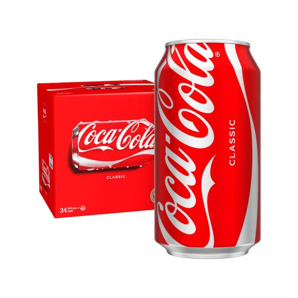 COCA-COLA CLASSIC SOFT DRINK MULTIPACK CANS :COLA:.:24PACK