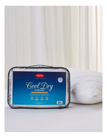 Classic Cool Dry Pillow Protector in White