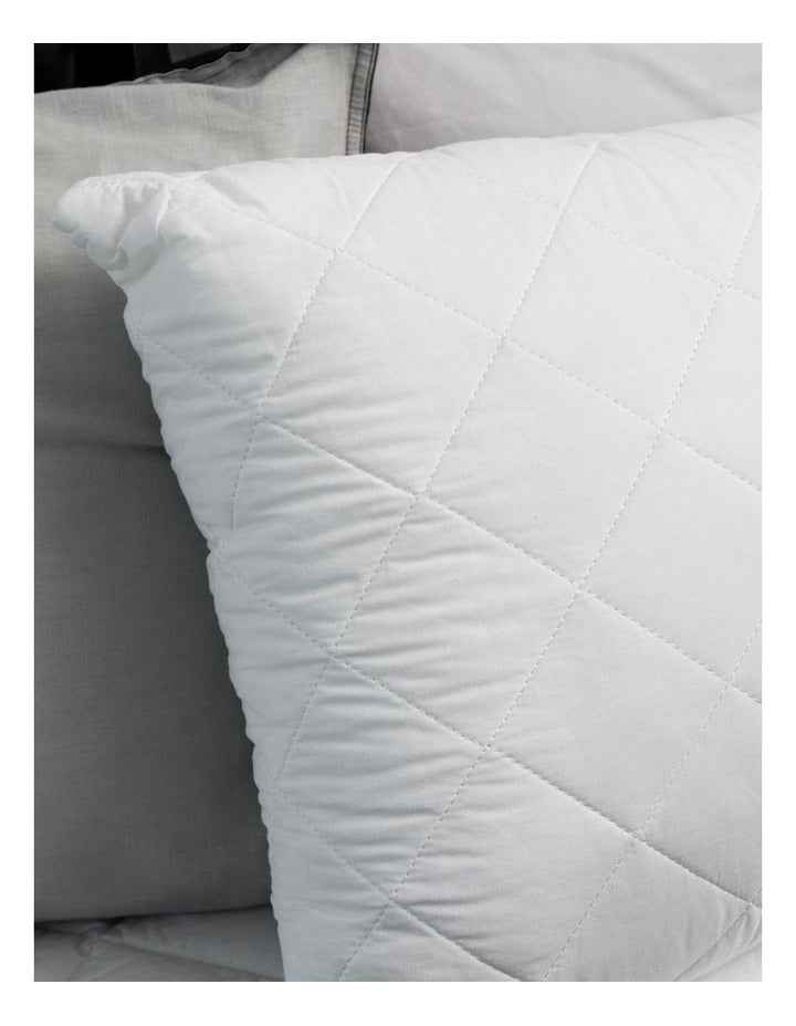 Classic Cool Dry Pillow Protector in White