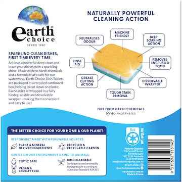 Earth Choice Dishwashing Tablets 42 pack