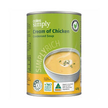 COLES SIMPLY CREAM OF CHICKEN CONDENSED SOUP 420G