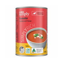 COLES SIMPLY TOMATO CONDENSED SOUP 420G