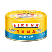 SIRENA TUNA:SPRINGWATER:.:185GRAM