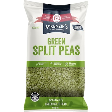 McKenzie's Dried Green Split Peas 500g