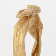 Bow Hairband - Gold Tone