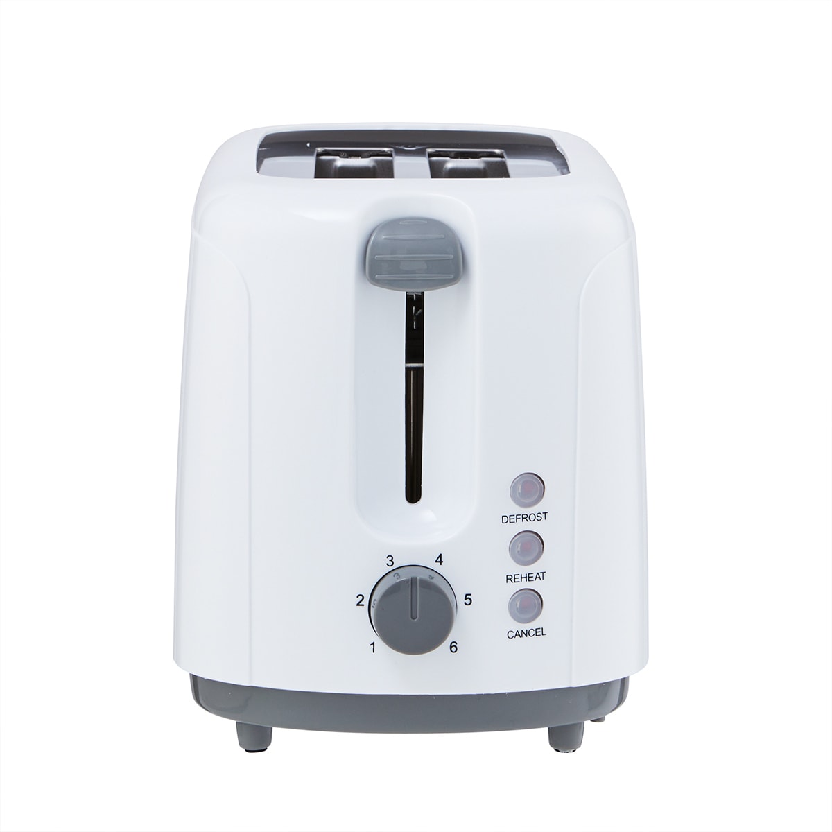 2 Slice Toaster - White