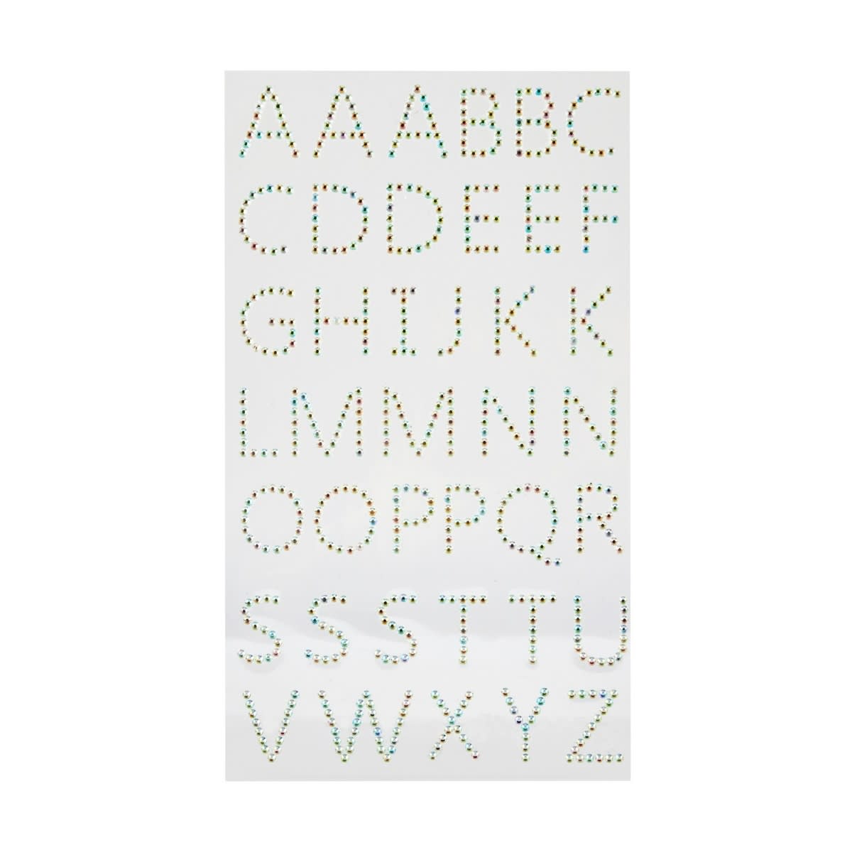 42 Piece Bling Stickers - Alphabets
