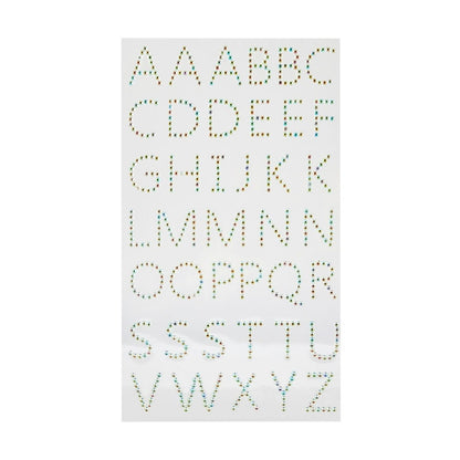 42 Piece Bling Stickers - Alphabets