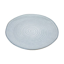 Blue Swirl Dinner Plate
