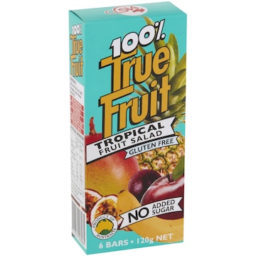True Fruit Bars Tropical Salad 6 pack