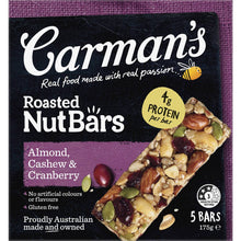Carman's Nut Bars Almond, Cashew & Cranberry 5 pack