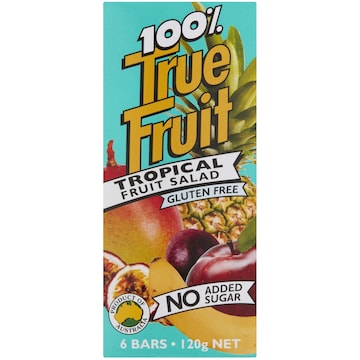 True Fruit Bars Tropical Salad 6 pack