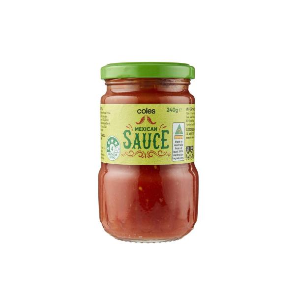 COLES MEXICAN SAUCE 240G