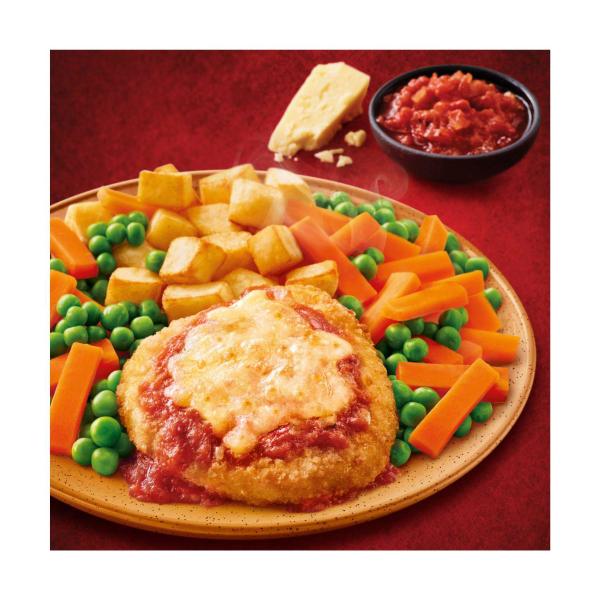 MCCAIN RED BOX PLATED:CHICKEN PARMIGIANA:.:320 GRAM