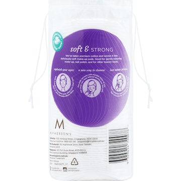 Swisspers Cotton Large Make Up Pads 50 pack