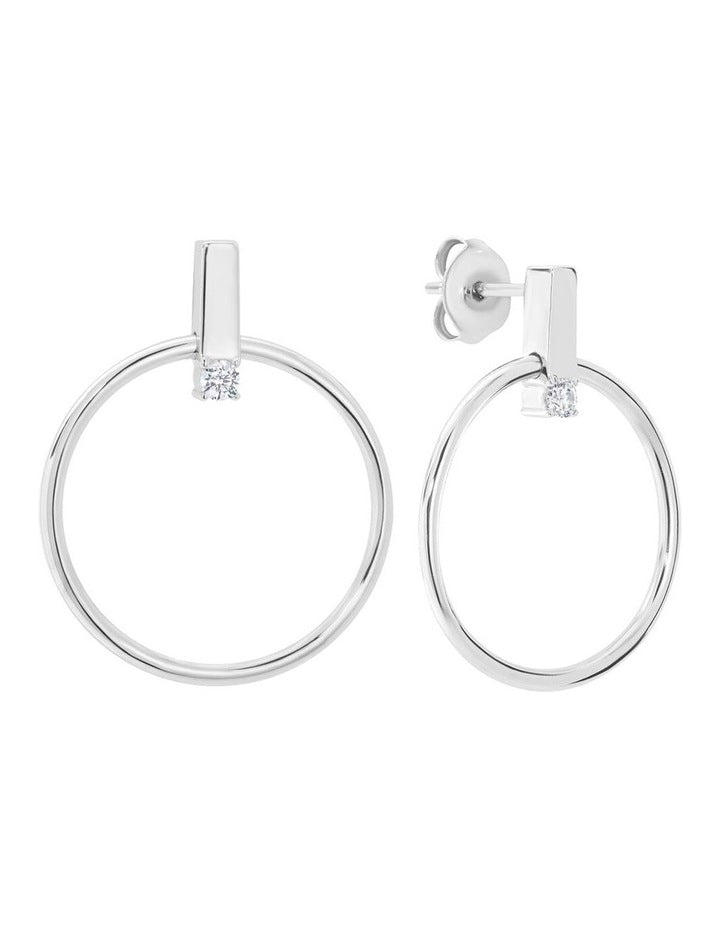Delta Sterling Silver Earrings