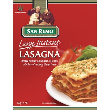 San Remo Lasagne Pasta Large 250g