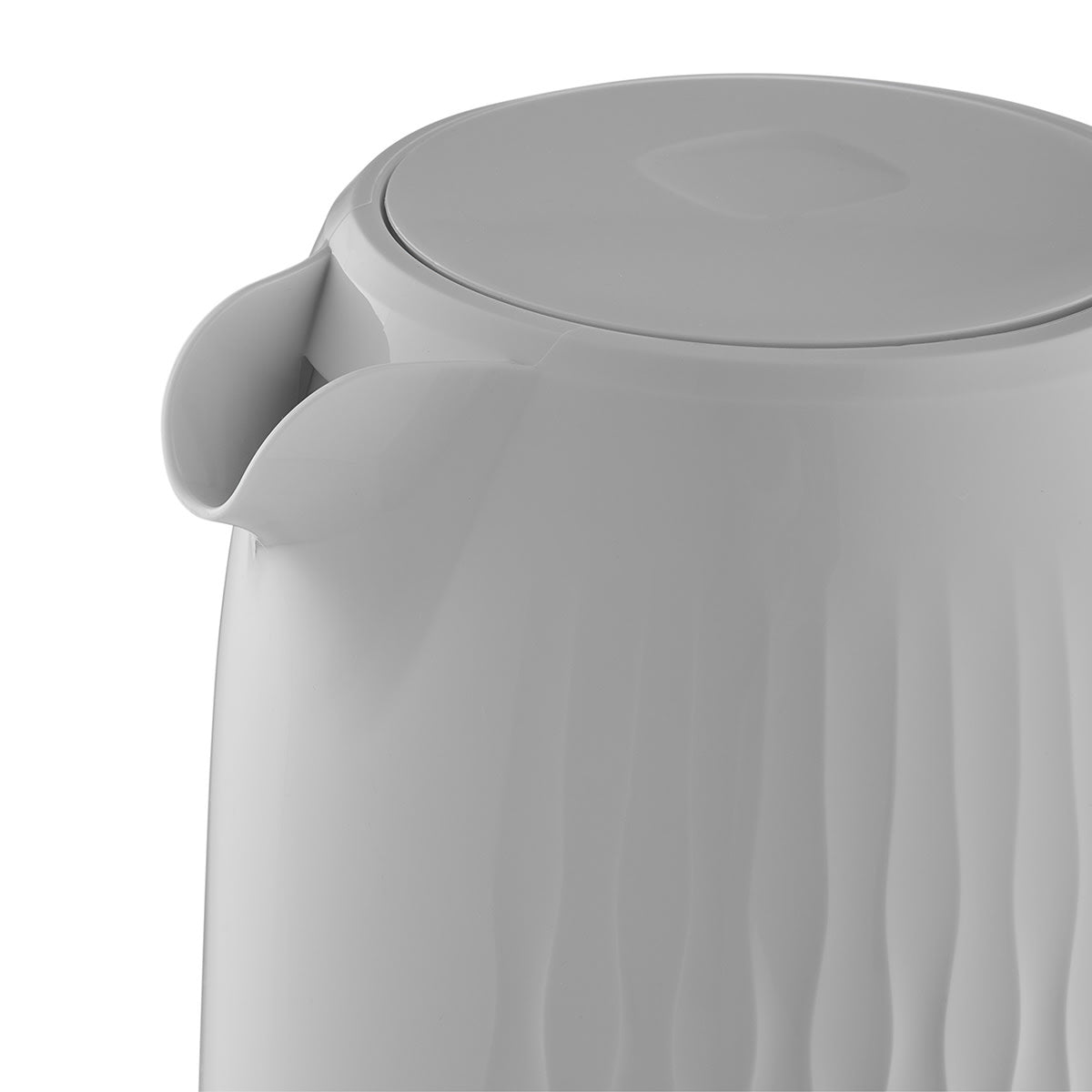 1.7L Kettle - White and Silver Look