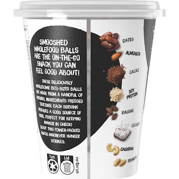 Tasti Smooshed Wholefood Balls Protein Cacao Brownie 174g
