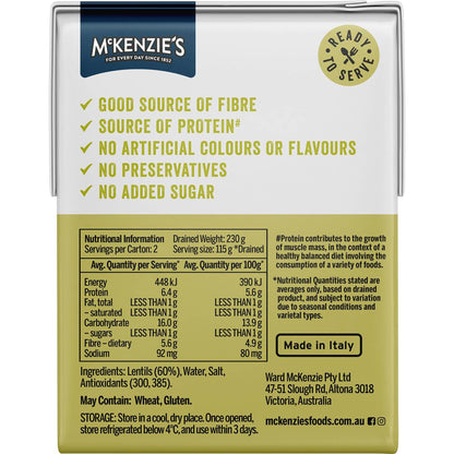 McKenzie's Lentils 380g