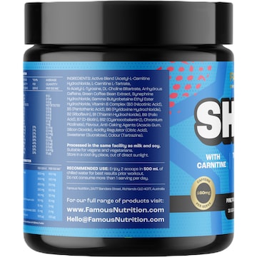 Famous Nutrition Sport Shred + Carnitine Thermogenic Pine Passion 175g