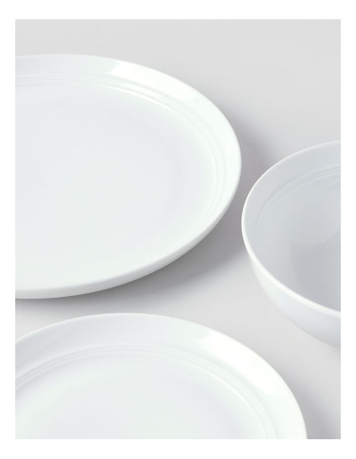 Avenue 12 Piece Dinner Set White