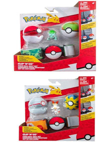 Clip and Go Poke Ball Belt Set