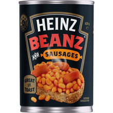 Heinz Beanz Canned Baked Beans And Sausages 420g