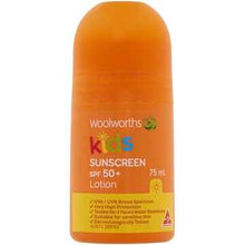 Woolworths SPF 50+ Kids Roll On Sunscreen 75mL