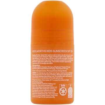 Woolworths SPF 50+ Kids Roll On Sunscreen 75mL
