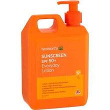 Woolworths SPF 50+ Sunscreen Pump 1L
