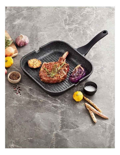 Classic Non-Stick Grill Pan 28cm in Black