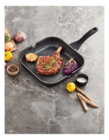 Classic Non-Stick Grill Pan 28cm in Black