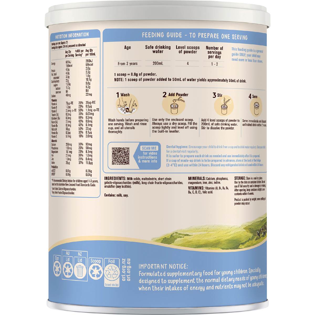 Karicare 4 Toddler Milk Drink Formula From 2+ Years 900g