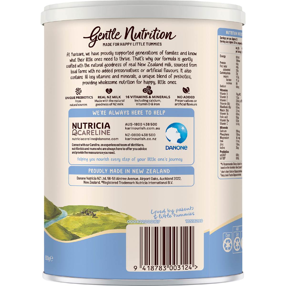 Karicare 4 Toddler Milk Drink Formula From 2+ Years 900g