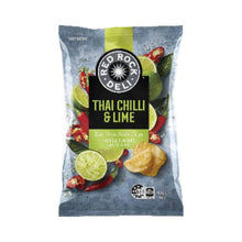 RED ROCK DELI POTATO CHIPS 165G:THAI CHILLI & LIME:.:165 GRAM