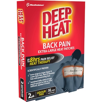 Deep Heat Back Patch 2 pack