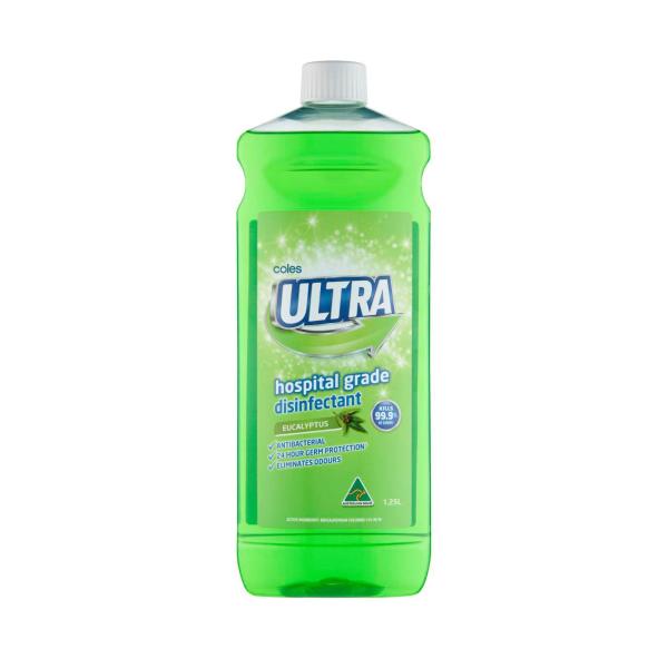 COLES ULTRA DISINFECTANT EUCALYPTUS 1.25L