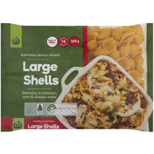 Woolworths Large Pasta Shells 500g