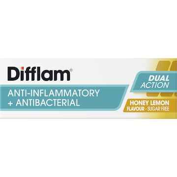 Difflam Sore Throat Lozenges Honey & Lemon 16 pack