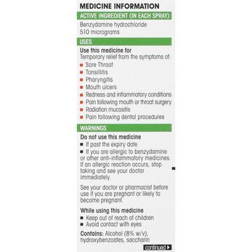 Difflam Forte Throat Spray 15mL