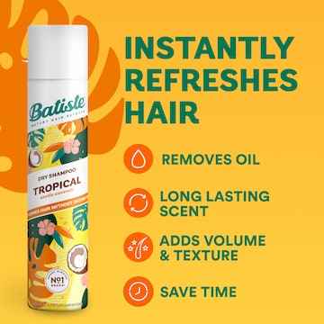 Batiste Tropical Dry Shampoo 200mL