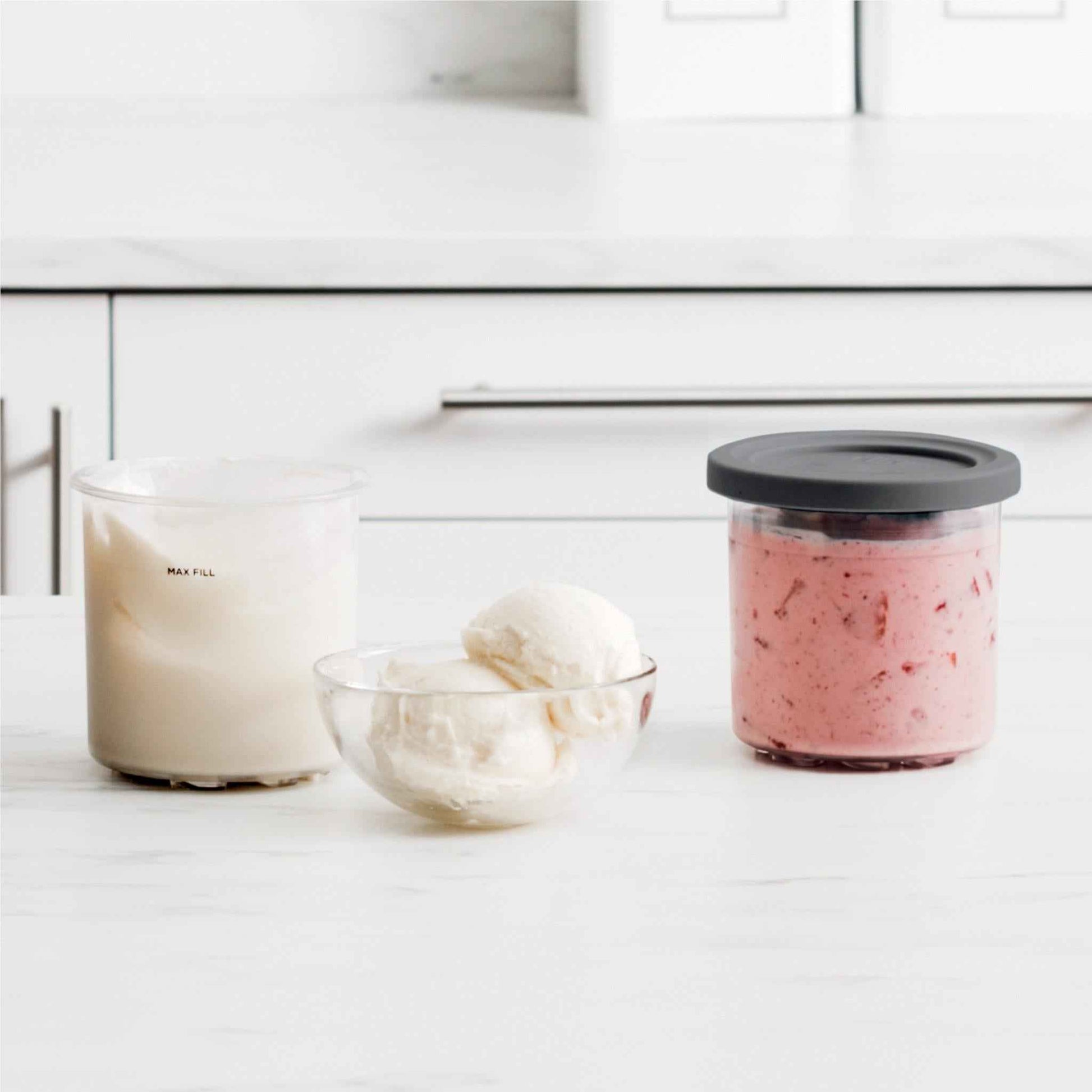 Ninja NC300 Creami 470ml Ice Cream Maker Tubs (2 Pack)
