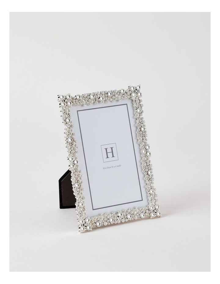 Bejewelled 10x15cm Photo Frame Silver