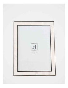 Mother of Pearl 13x18cm Shiny Metal Photo Frame Silver