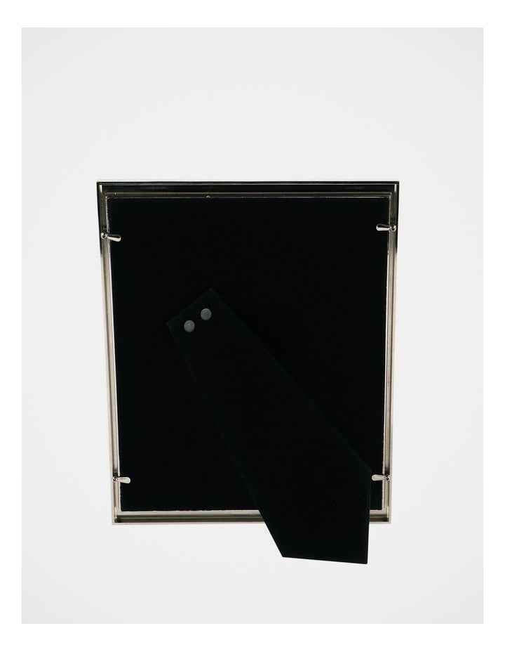Mother of Pearl 13x18cm Shiny Metal Photo Frame Silver