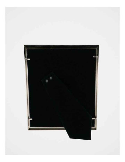 Mother of Pearl 13x18cm Shiny Metal Photo Frame Silver